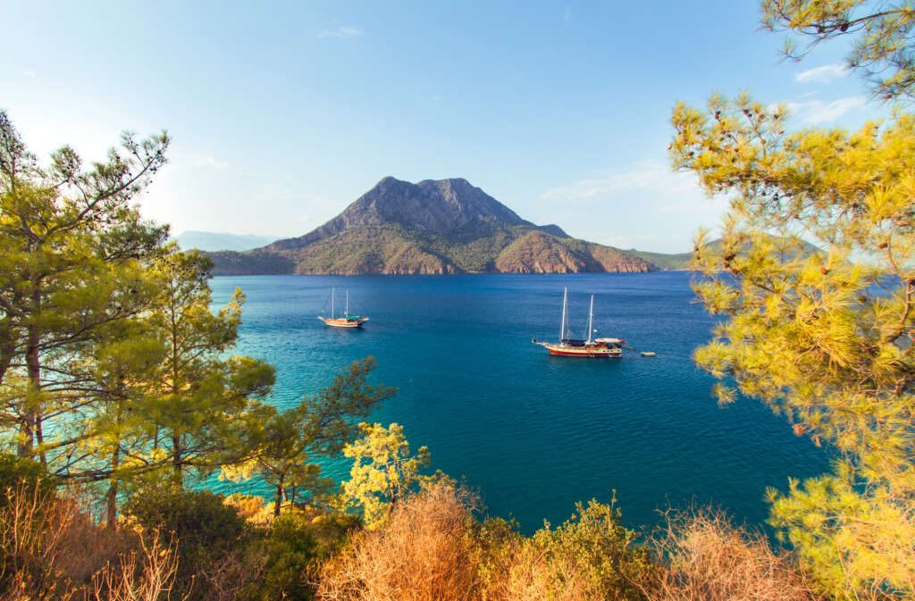 Adrasan,Beach,Is,One,Of,The,Most,Popular,Beaches,Of